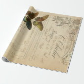 Ontvlechtingspapier voor vlinderephemera cadeaupapier (Uitgerold)