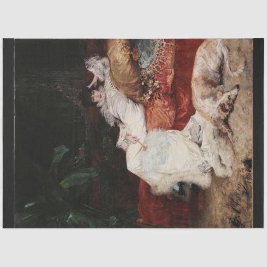 Ontvlechtingspapier voor vrouwen en honden tissuepapier (Voorkant)