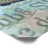  ontvlechtingsstijl met de vogelvlinder uit Parijs Poster (Hoek)