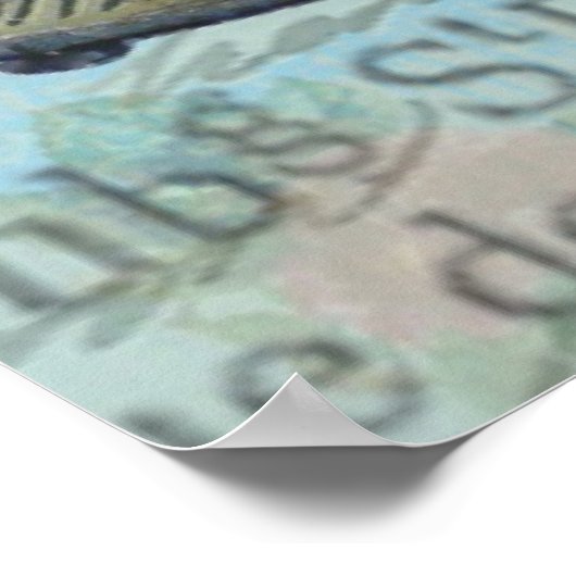  ontvlechtingsstijl met de vogelvlinder uit Parijs Poster (Hoek)