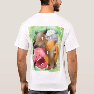 Ontvoerd door God Funny Cartoon Dieren T-Shirt