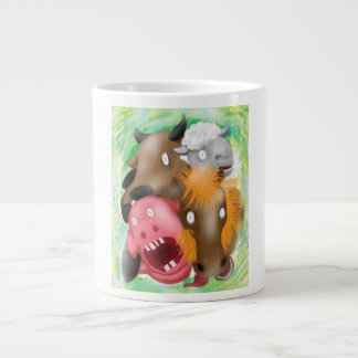 Ontvoerd door God Funny Grappige Boerderijdieren K Grote Koffiekop
