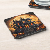 Ontvoerd huis bier onderzetter (Linkerzijde)