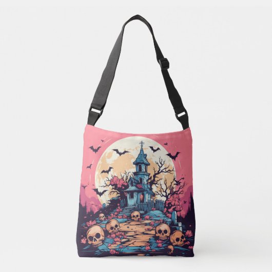 Ontvoerd huis crossbody tas (Voorkant)