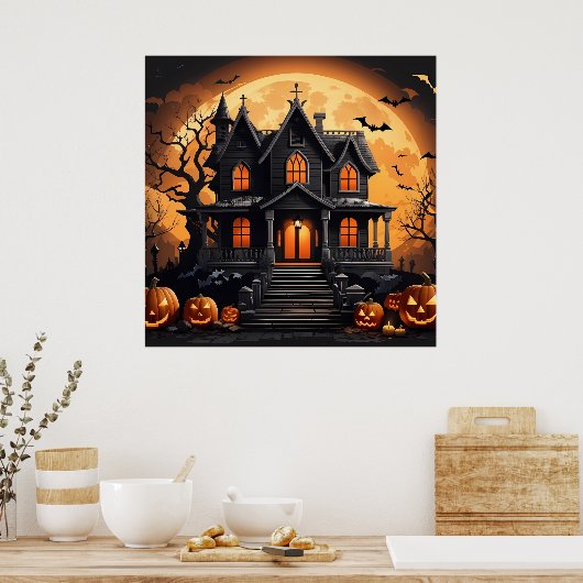 Ontvoerd huis poster (Keuken)