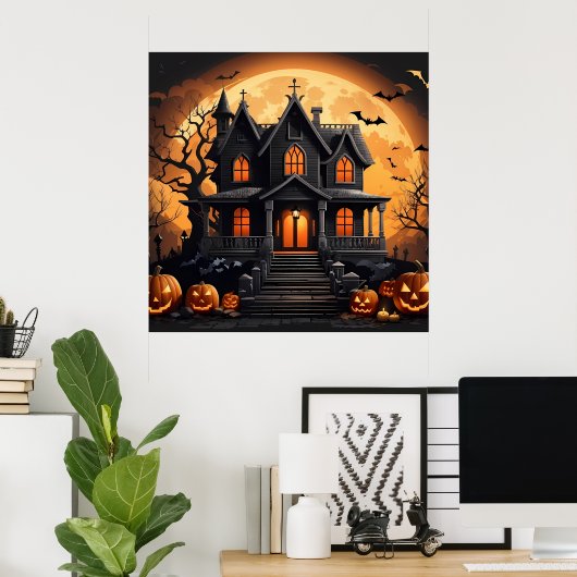 Ontvoerd huis poster (Thuiskantoor)