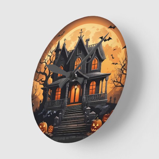 Ontvoerd huis ronde klok (Hoek)