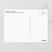 Ontvoering (ook bekend als Schaking) van Psyche do Briefkaart (Achterkant)