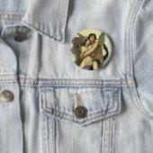 Ontvoering (ook bekend als Schaking) van Psyche do Ronde Button 5,7 Cm (In situ)