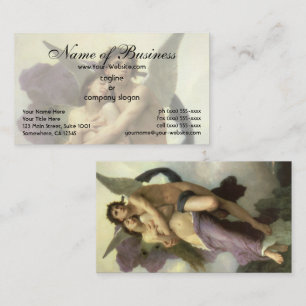Ontvoering (Rovatie) van Psyche door Bouguereau Visitekaartje