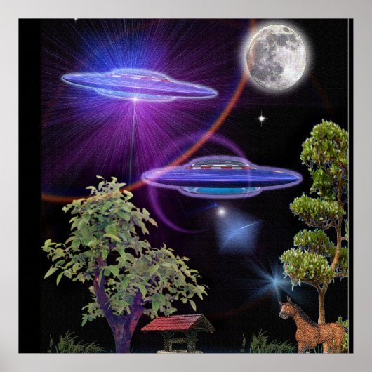 Ontvoering UFO Poster (Voorkant)