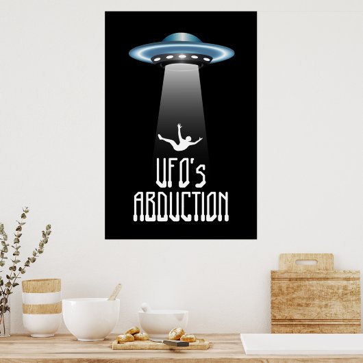 Ontvoering UFO Poster (Keuken)