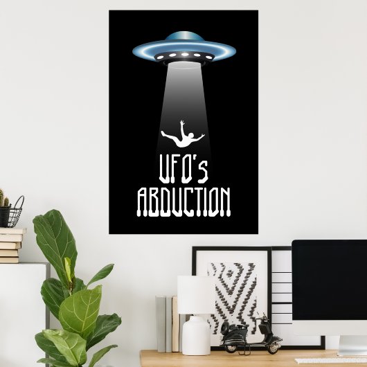 Ontvoering UFO Poster (Thuiskantoor)