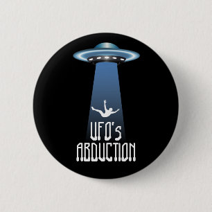 Ontvoering UFO Ronde Button 5,7 Cm