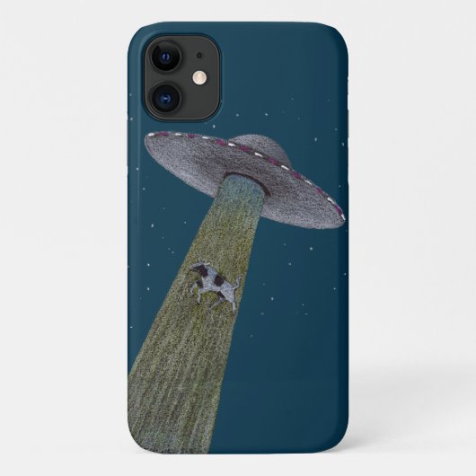 Ontvoering van Alien Cattle Case-Mate iPhone Case (Achterkant)