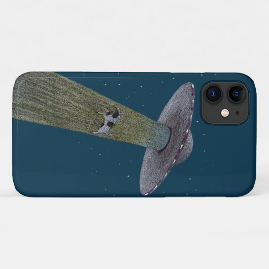 Ontvoering van Alien Cattle Case-Mate iPhone Case (Achterkant (horizontaal))
