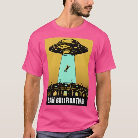 Ontvoering van alien Ufo Bull T-shirt (Voorkant)