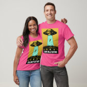 Ontvoering van alien Ufo Bull T-shirt (Unisex)