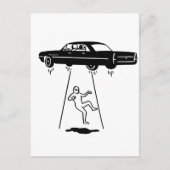 ontvoering van buitenaardse auto ' s briefkaart (Voorkant)