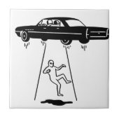 ontvoering van buitenaardse auto ' s tegeltje (Voorkant)