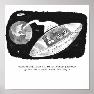 Ontvoering van buitenaardse wezens poster