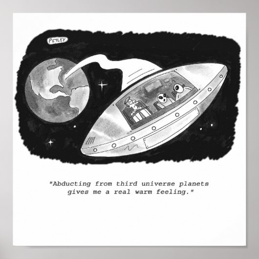 Ontvoering van buitenaardse wezens poster (Voorkant)
