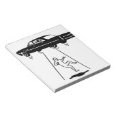 ontvoering van buitenlanders notitieblok (Schuin)