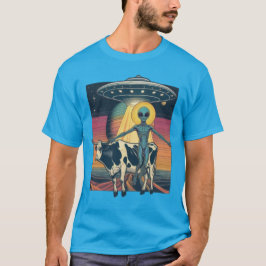 Ontvoering van kosmisch Boerderij T-shirt