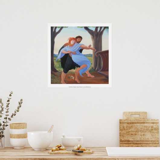 Ontvoering van persoonlijke telefoon poster (Keuken)