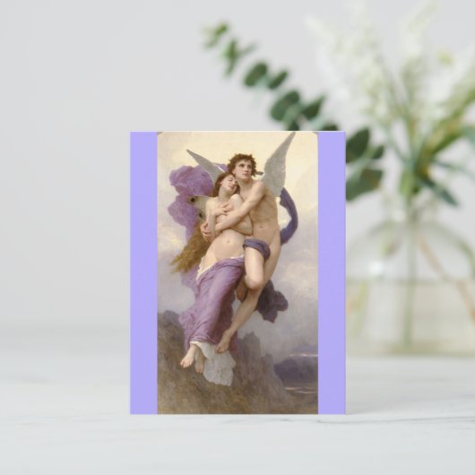 Ontvoering van Psyche - bouguereau Briefkaart (Staand voorkant)