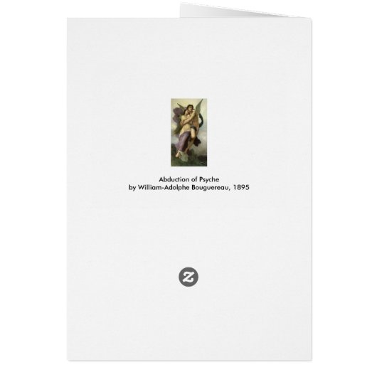 Ontvoering van Psyche door Bouguereau (alias Ravis (Achterkant)