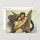 Ontvoering van Psyche door Bouguereau (alias Ravis Briefkaart (Voorkant / Achterkant)