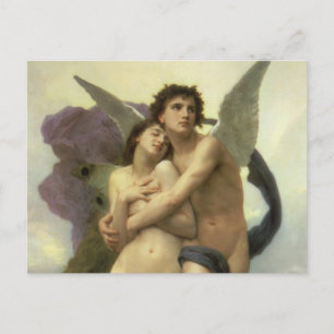 Ontvoering van Psyche door Bouguereau (alias Ravis Briefkaart