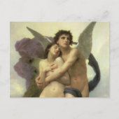 Ontvoering van Psyche door Bouguereau (alias Ravis Briefkaart (Voorkant)