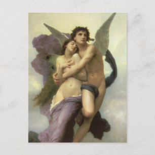 Ontvoering van Psyche door Bouguereau (alias Ravis Briefkaart