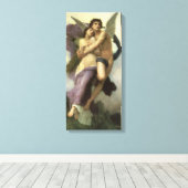 Ontvoering van Psyche door Bouguereau (alias Ravis Canvas Afdruk (Insitu (Houten vloer))