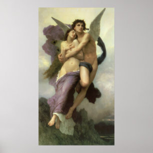 Ontvoering van Psyche door Bouguereau (alias Ravis Poster