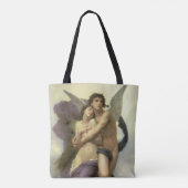 Ontvoering van Psyche door Bouguereau (alias Ravis Tote Bag (Achterkant)