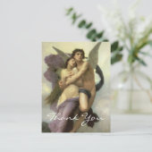 Ontvoering van Psyche door Bouguereau Briefkaart (Staand voorkant)