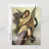 Ontvoering van Psyche door Bouguereau Briefkaart (Voorkant / Achterkant)