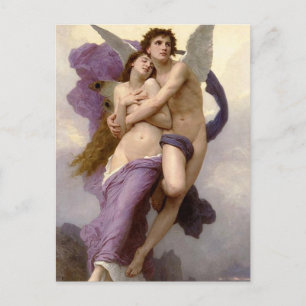 Ontvoering van Psyche door Bouguereau Briefkaart