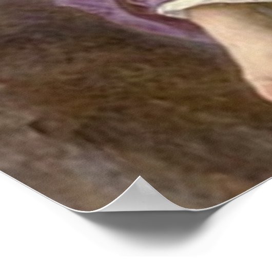 Ontvoering van Psyche door Bouguereau Poster (Hoek)