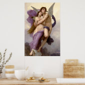 Ontvoering van Psyche door Bouguereau Poster (Keuken)