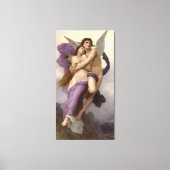 Ontvoering van Psyche (L'enlèvement de Psyché) Canvas Afdruk (Voorkant)