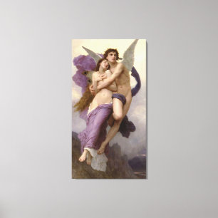 Ontvoering van Psyche (L'enlèvement de Psyché) Canvas Afdruk