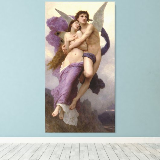 Ontvoering van Psyche (L'enlèvement de Psyché) Canvas Afdruk (Insitu (Houten vloer))