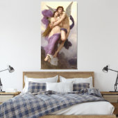 Ontvoering van Psyche (L'enlèvement de Psyché) Canvas Afdruk (Insitu (Slaapkamer))
