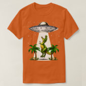 Ontvoering van TRex-dinosaurus T-shirt (Design voorkant)