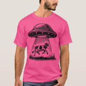 Ontvoering van UFO-buitenaardse Koe T-shirt (Voorkant)