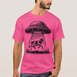 Ontvoering van UFO-buitenaardse Koe T-shirt